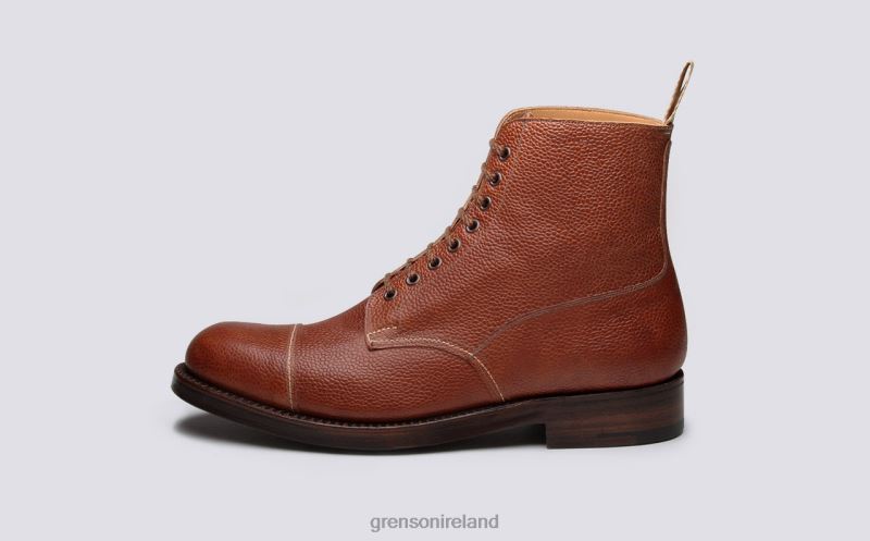 SHOE 3 Men Grenson TLJJ838 Cognac Boots