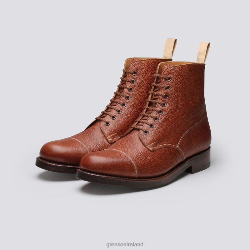 SHOE 3 Men Grenson TLJJ838 Cognac Boots