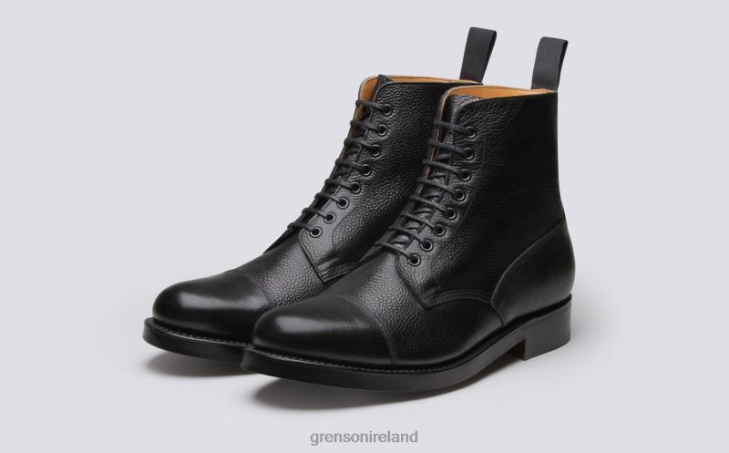 SHOE 3 Men Grenson TLJJ839 Black Boots
