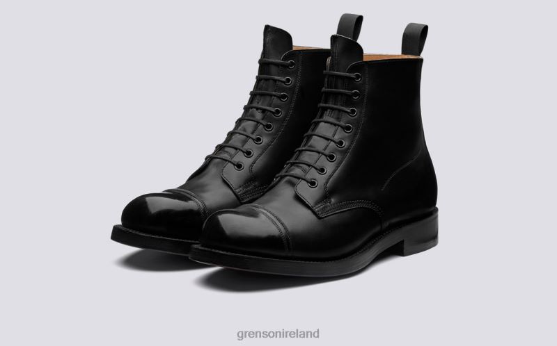 SHOE 9 Men Grenson TLJJ841 Black Boots