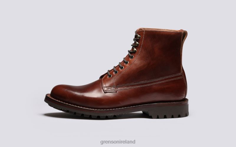 VINCENT Men Grenson TLJJ843 Dark Brown Boots