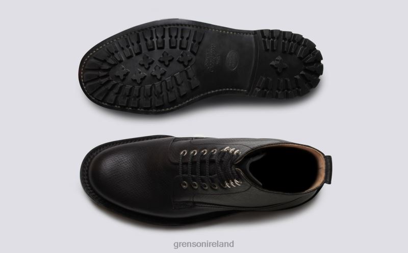 VINCENT Men Grenson TLJJ845 Black Boots