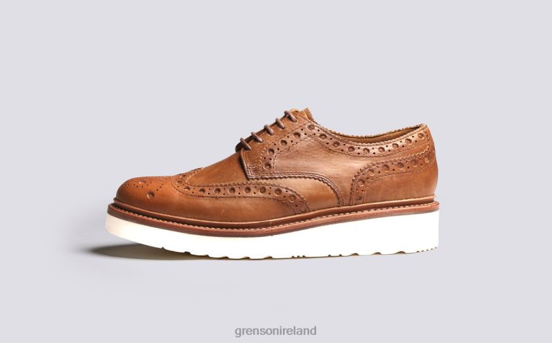 ARCHIE Men Grenson TLJJ8111 Natural Brogues Shoes
