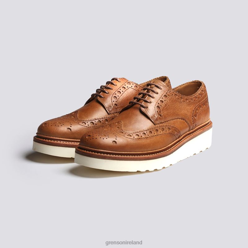 ARCHIE Men Grenson TLJJ8111 Natural Brogues Shoes