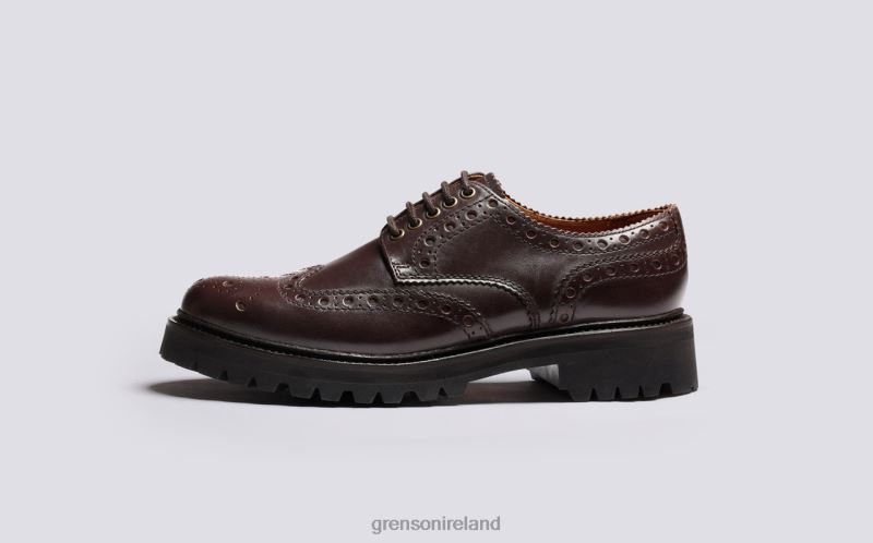ARCHIE Men Grenson TLJJ8114 Brown Brogues Shoes