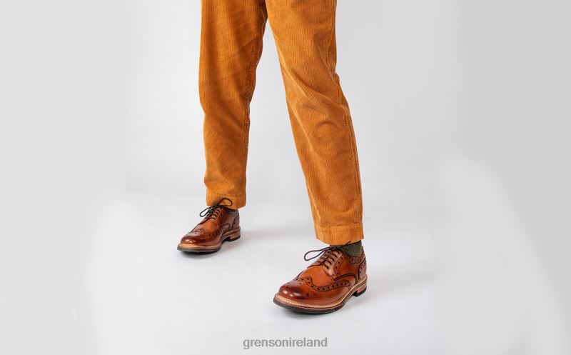 ARCHIE Men Grenson TLJJ8116 Tan Brogues Shoes