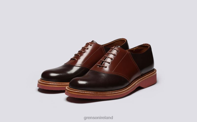 BELLAMY Men Grenson TLJJ8147 Tan/Brown Derby Shoes