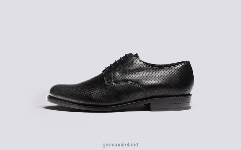 CURT Men Grenson TLJJ8146 Black Derby Shoes
