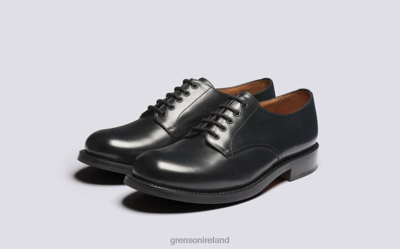 DARRYL Men Grenson TLJJ8158 Black Derby Shoes