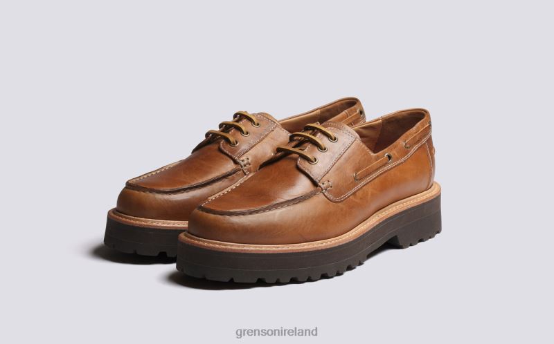 DEMPSEY Men Grenson TLJJ8151 Natural Derby Shoes
