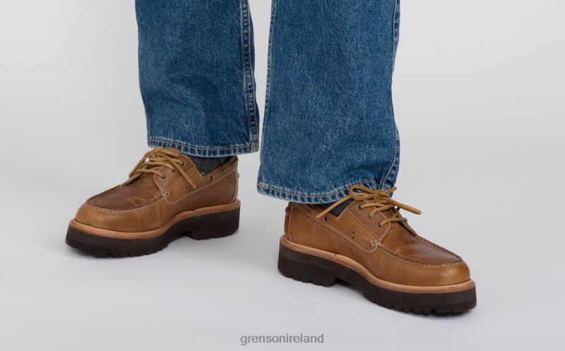 DEMPSEY Men Grenson TLJJ8151 Natural Derby Shoes