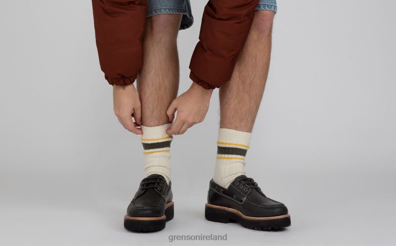 DEMPSEY Men Grenson TLJJ8152 Black Derby Shoes