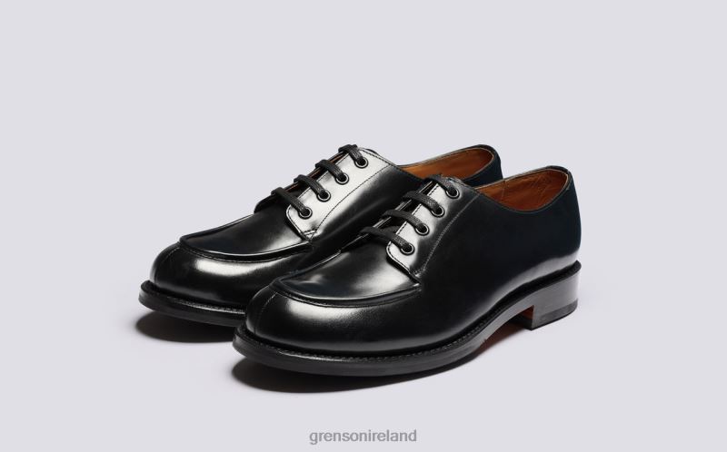 ERIC Men Grenson TLJJ8162 Black Derby Shoes