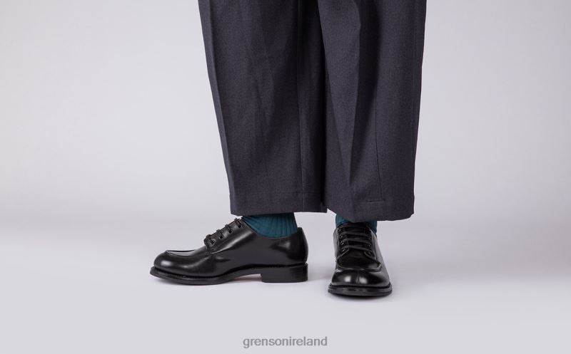 ERIC Men Grenson TLJJ8162 Black Derby Shoes