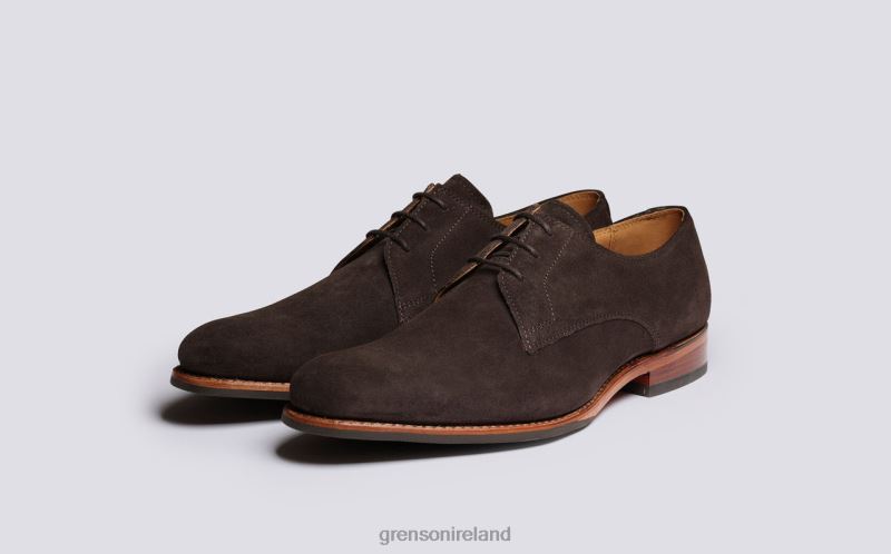 GARDNER Men Grenson TLJJ8154 Peat Derby Shoes