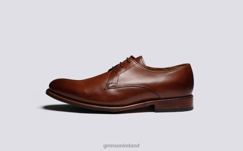 GARDNER Men Grenson TLJJ8159 Tan Derby Shoes