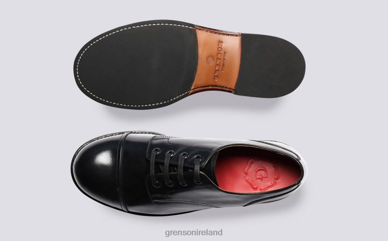 KEITH Men Grenson TLJJ8163 Black Derby Shoes