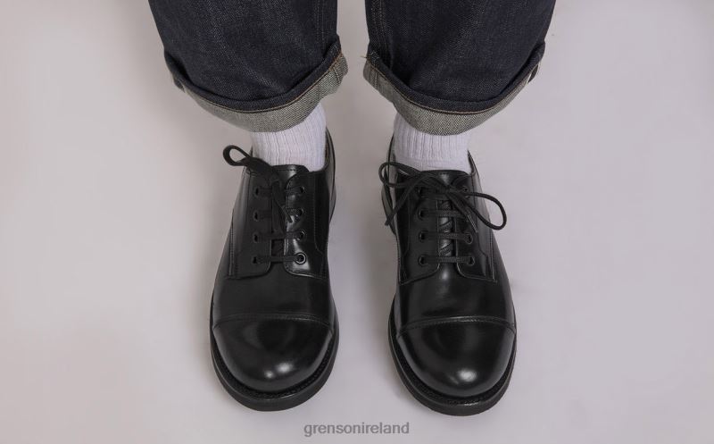 KEITH Men Grenson TLJJ8163 Black Derby Shoes