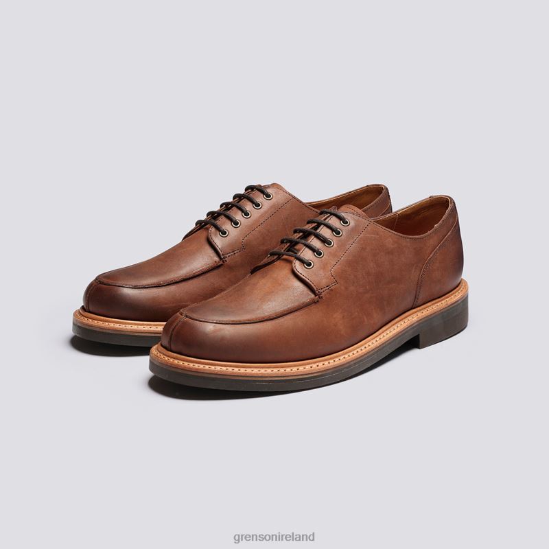 MAC Men Grenson TLJJ8164 Coffee Derby Shoes