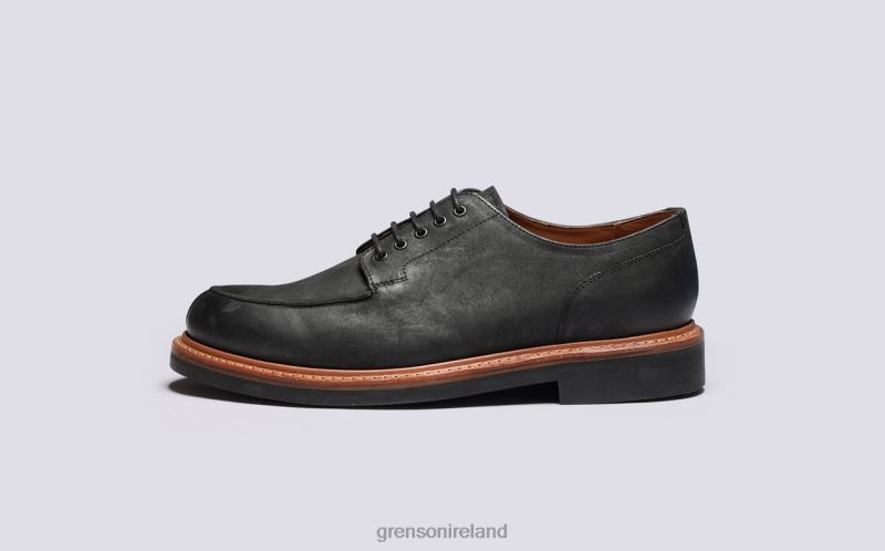 MAC Men Grenson TLJJ8165 Black Derby Shoes