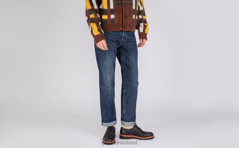 MAC Men Grenson TLJJ8165 Black Derby Shoes