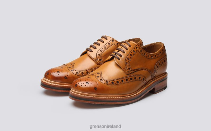 ARCHIE Men Grenson TLJJ867 Tan Formal Shoes