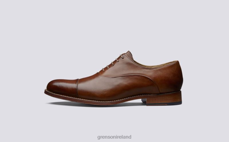 BERT Men Grenson TLJJ870 Tan Formal Shoes