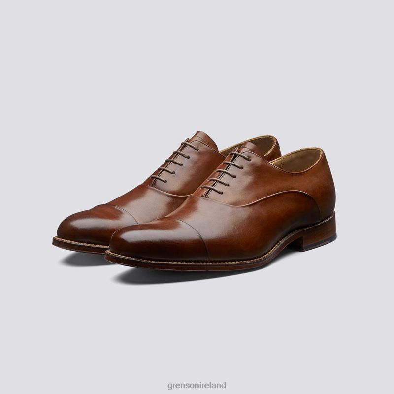 BERT Men Grenson TLJJ870 Tan Formal Shoes