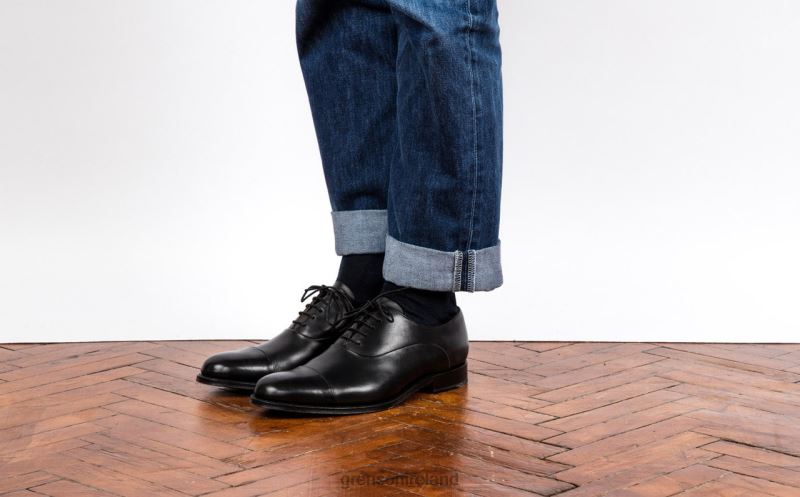 BERT Men Grenson TLJJ871 Black Formal Shoes