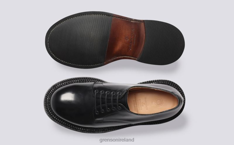 DERMOT Men Grenson TLJJ878 Black Formal Shoes