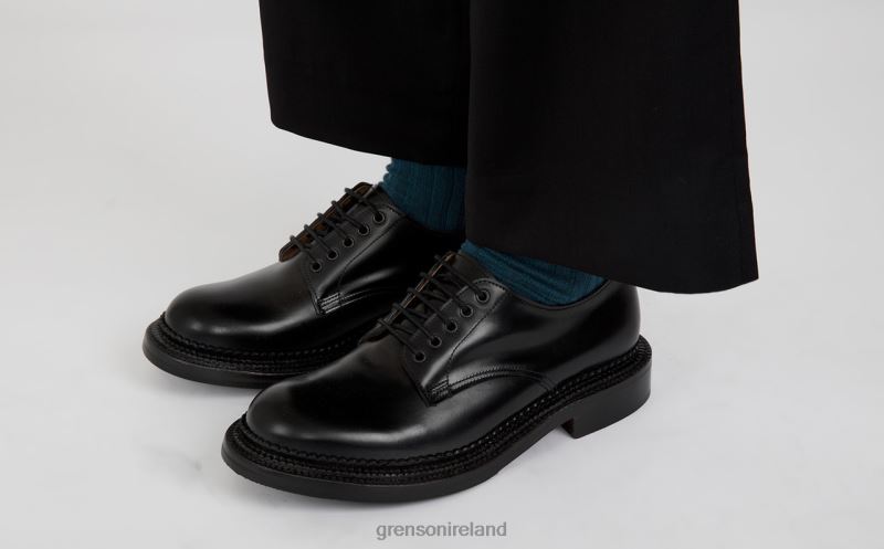 DERMOT Men Grenson TLJJ878 Black Formal Shoes