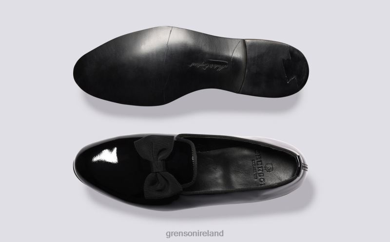 DRESS SLIPPER Men Grenson TLJJ864 Black Formal Shoes