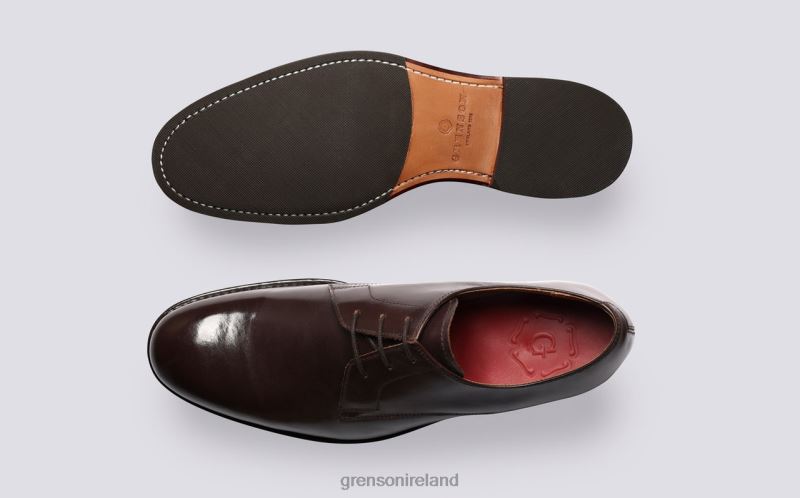 GARDNER Men Grenson TLJJ882 Brown Formal Shoes
