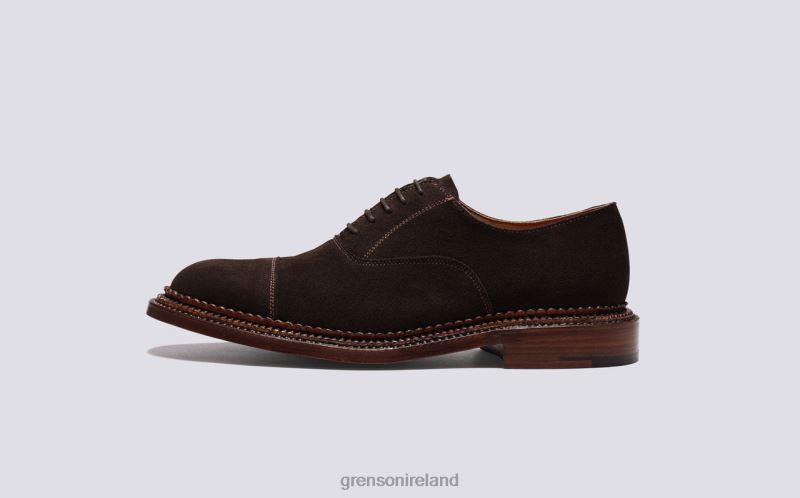 GRESHAM Men Grenson TLJJ884 Burnt Oak Formal Shoes