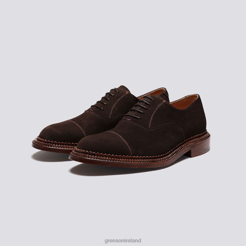 GRESHAM Men Grenson TLJJ884 Burnt Oak Formal Shoes