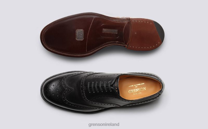 SHOE 4 Men Grenson TLJJ896 Black Formal Shoes