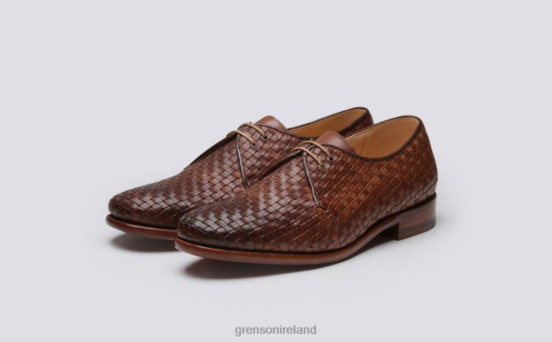 SHOE 7 Men Grenson TLJJ897 Brown Formal Shoes