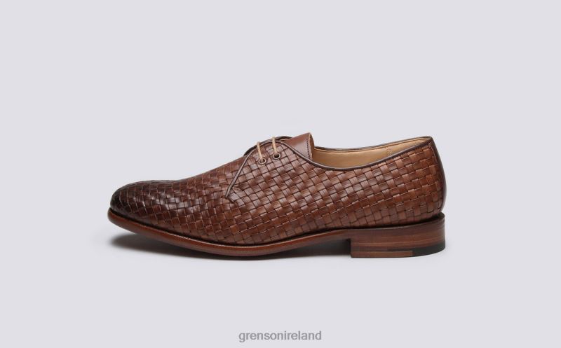 SHOE 7 Men Grenson TLJJ897 Brown Formal Shoes