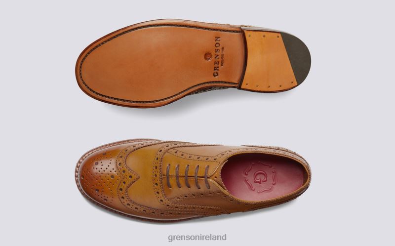 STANLEY Men Grenson TLJJ899 Tan Formal Shoes