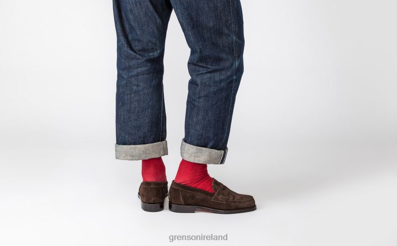 EPSOM Men Grenson TLJJ8128 Burnt Oak Loafers