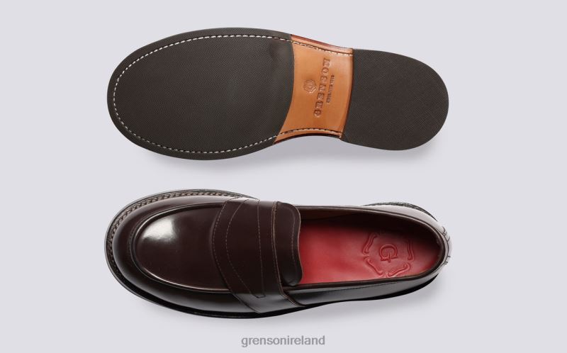ERNIE Men Grenson TLJJ8143 Brown Loafers