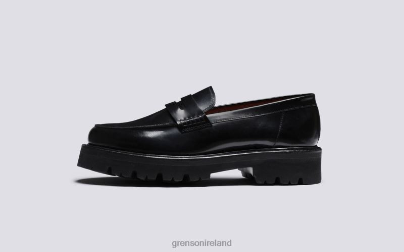 JEFFERSON Men Grenson TLJJ8129 Black Loafers