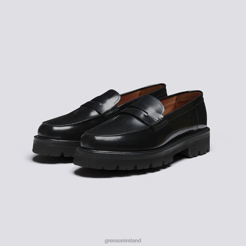 JEFFERSON Men Grenson TLJJ8129 Black Loafers