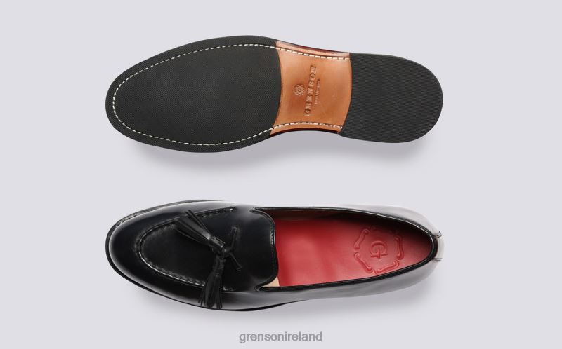 MERLE Men Grenson TLJJ8141 Black Loafers
