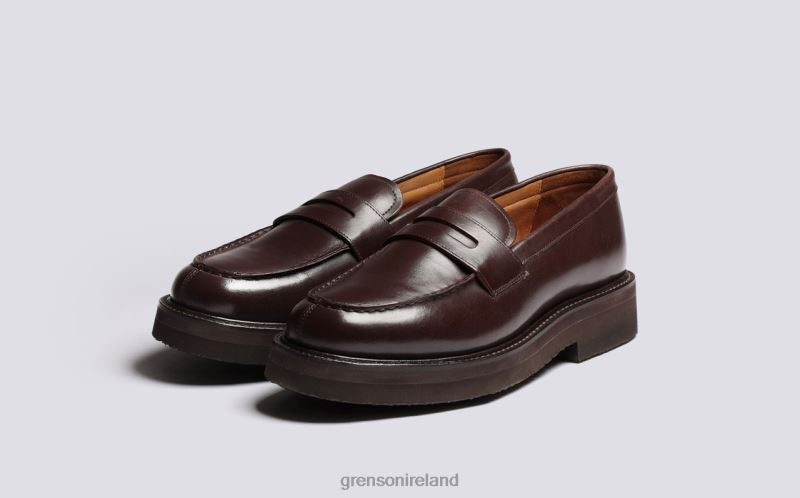 PETER Men Grenson TLJJ8136 Brown Loafers