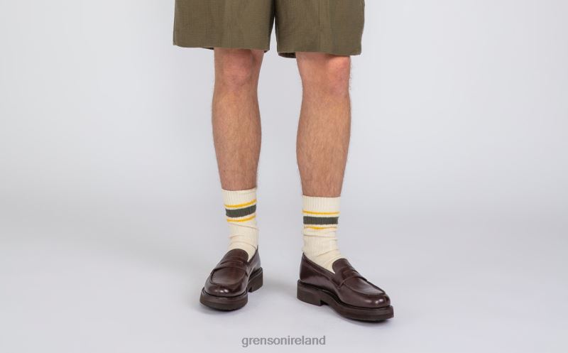 PETER Men Grenson TLJJ8136 Brown Loafers