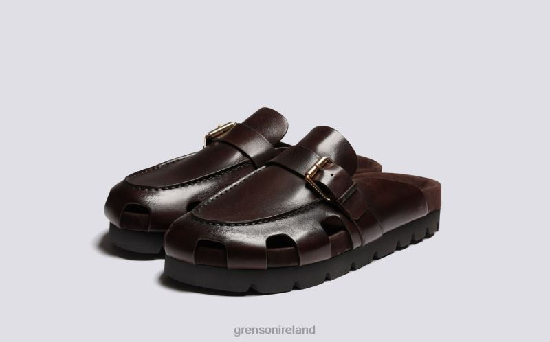 DALE Men Grenson TLJJ8213 Dark Brown Sandals