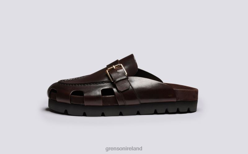 DALE Men Grenson TLJJ8213 Dark Brown Sandals