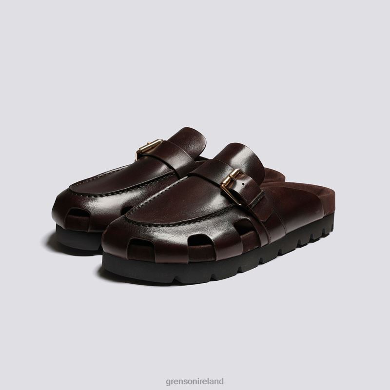 DALE Men Grenson TLJJ8213 Dark Brown Sandals