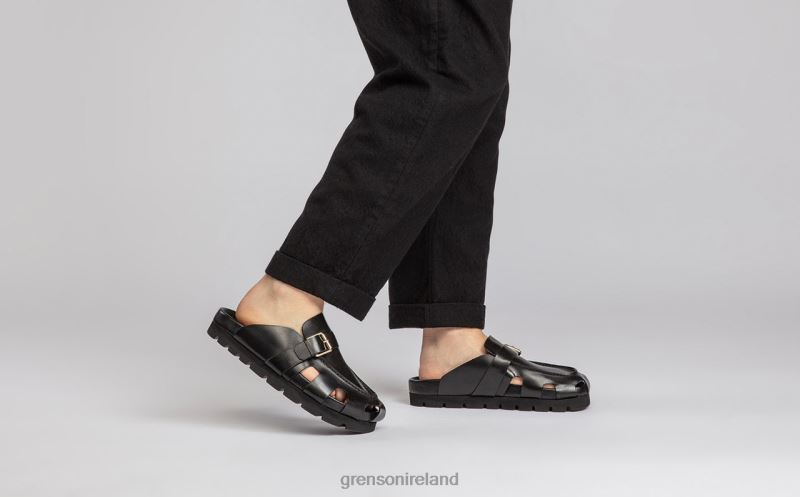 DALE Men Grenson TLJJ8214 Black Sandals